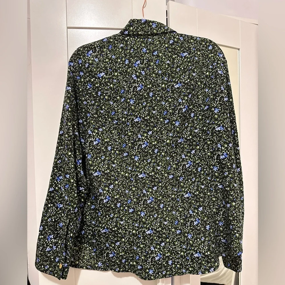 Michael Kors Black Floral Blouse - Picture 4 of 5